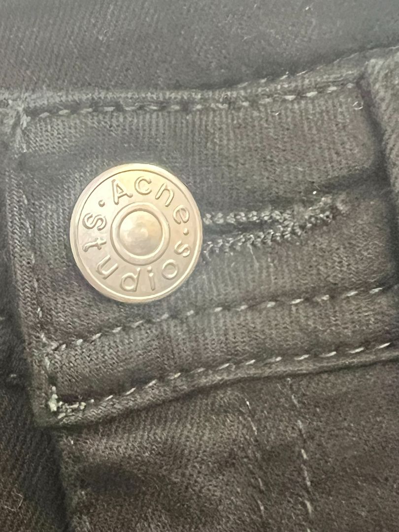 black Acne Studios jeans, NA