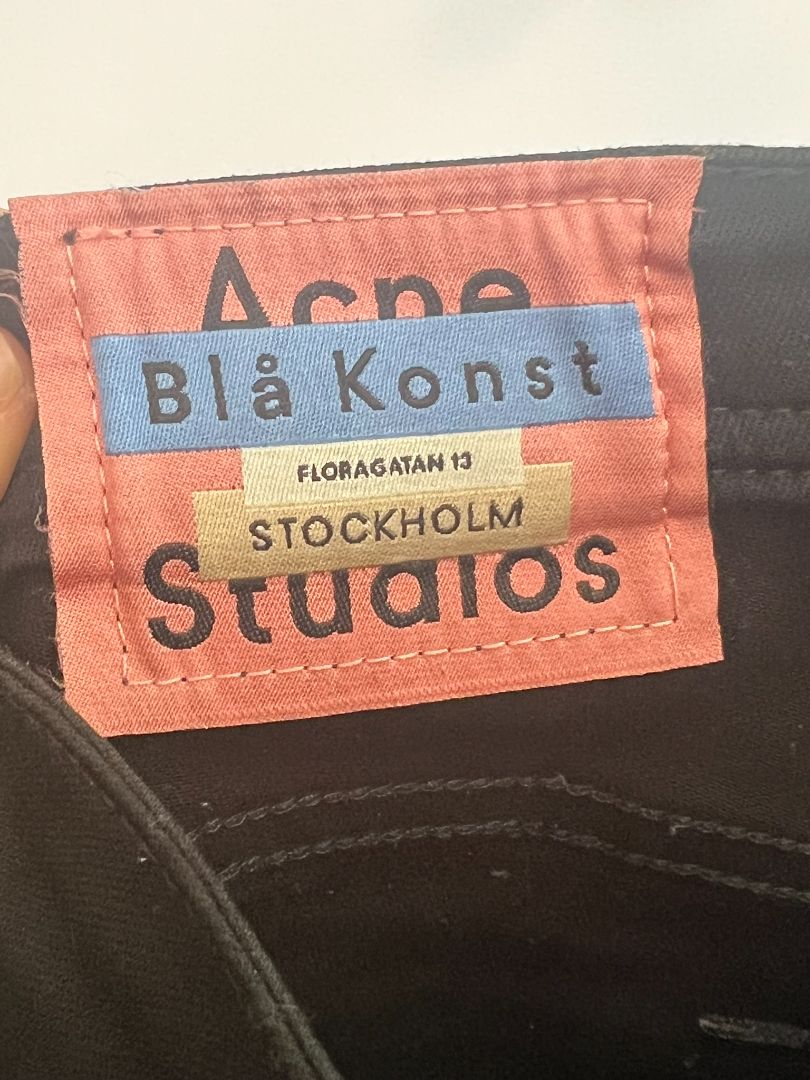 black Acne Studios jeans, NA