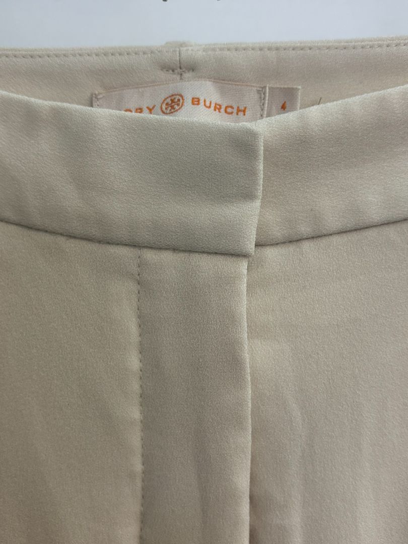 beige Tory Burch Wide‑Leg Trousers / Dress Pants, 4