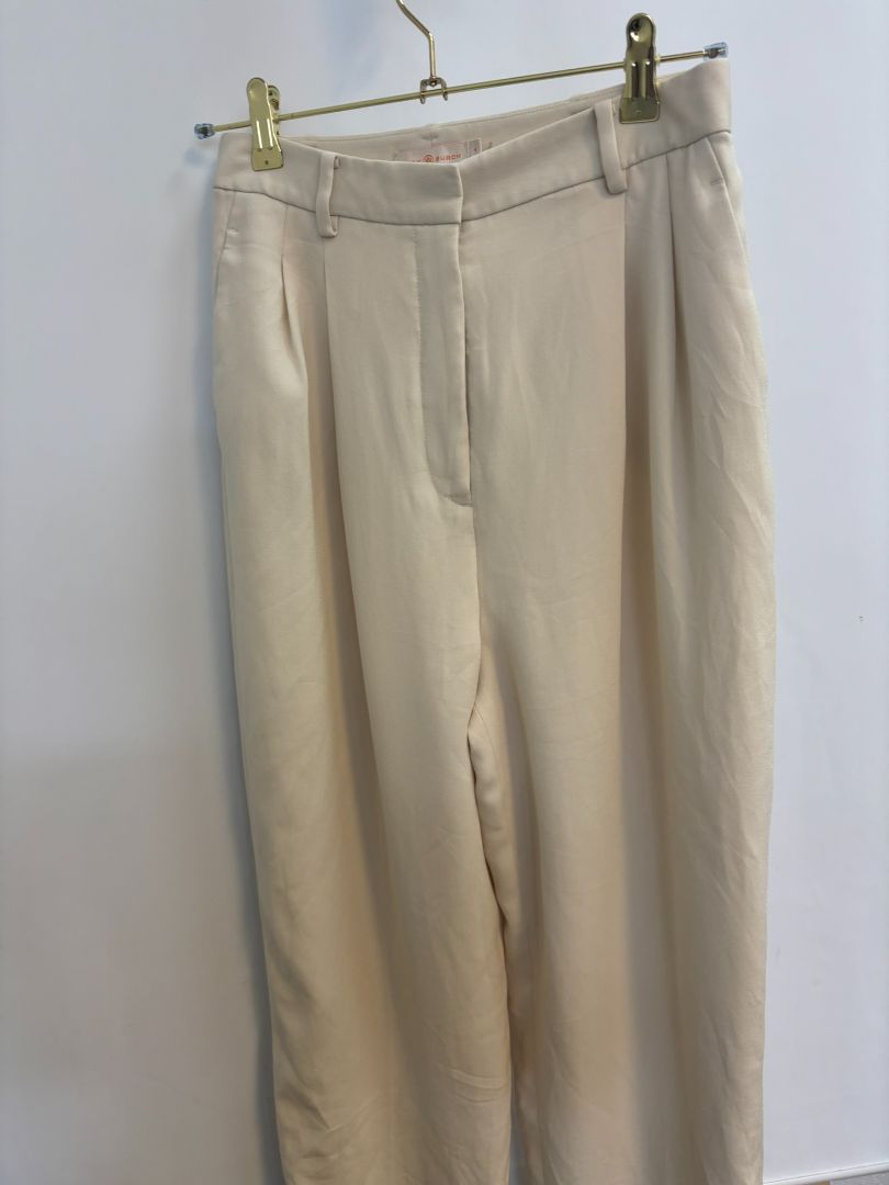 beige Tory Burch Wide‑Leg Trousers / Dress Pants, 4