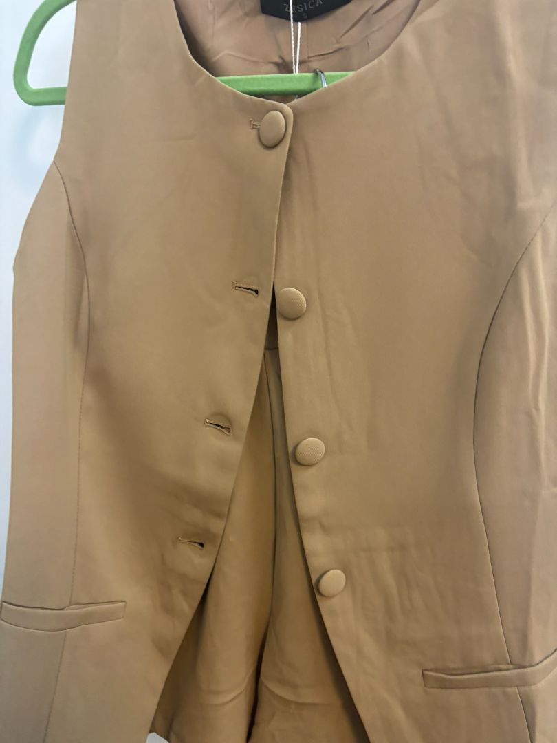 beige / tan NA 2 piece set, S