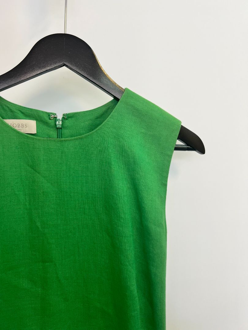green Hobbs London sleevless dress, US 12