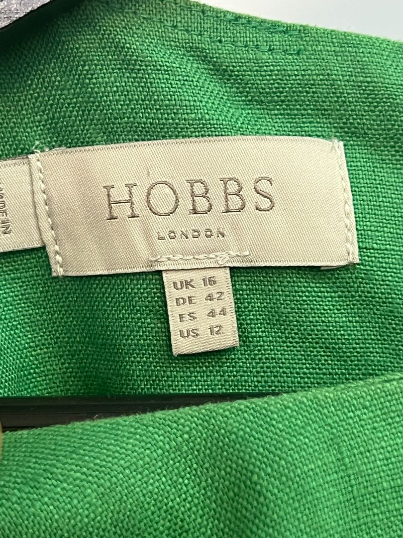 green Hobbs London sleevless dress, US 12