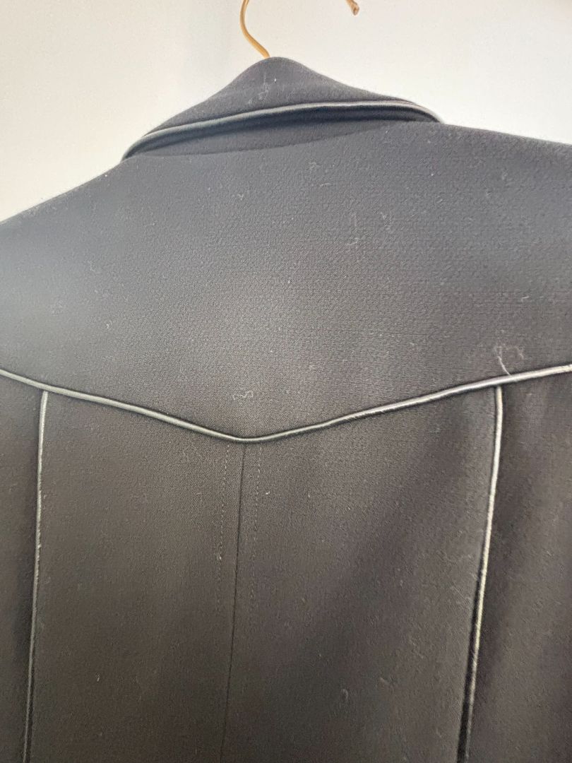 black Seventy two changes full zip moto blazer, 4