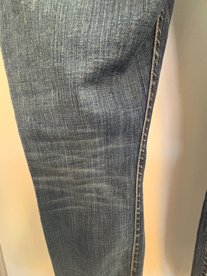blue Seven for all mankind skinny straight ankle, 27