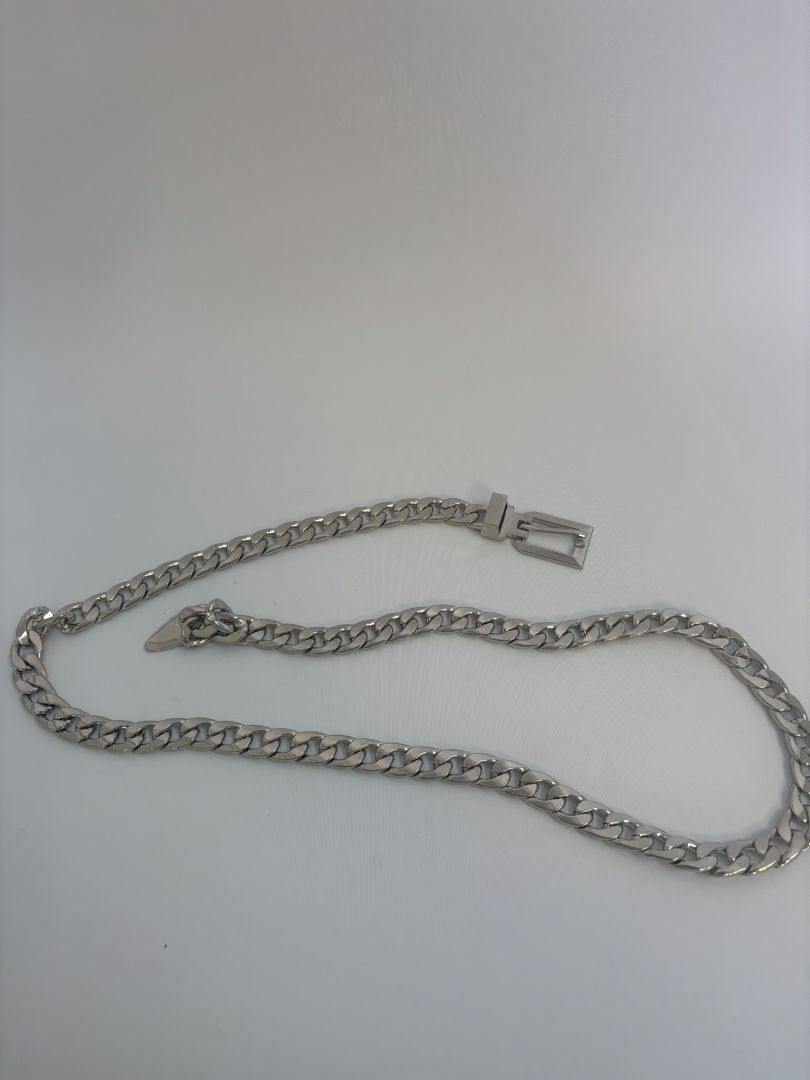 silver Aldo chain belt, 39 inches