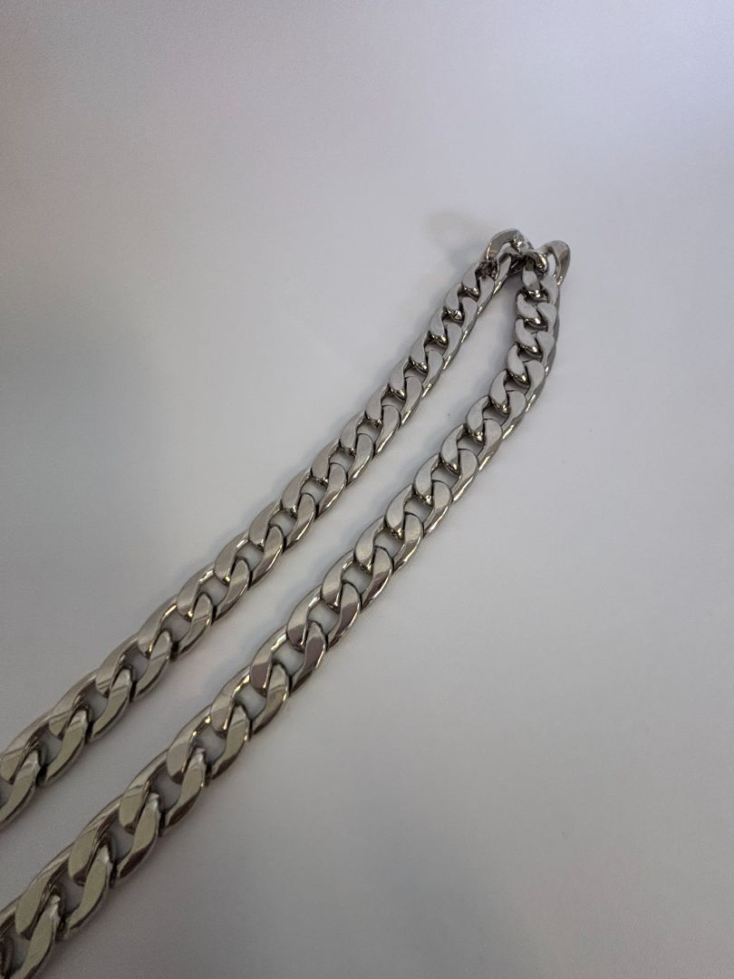 silver Aldo chain belt, 39 inches