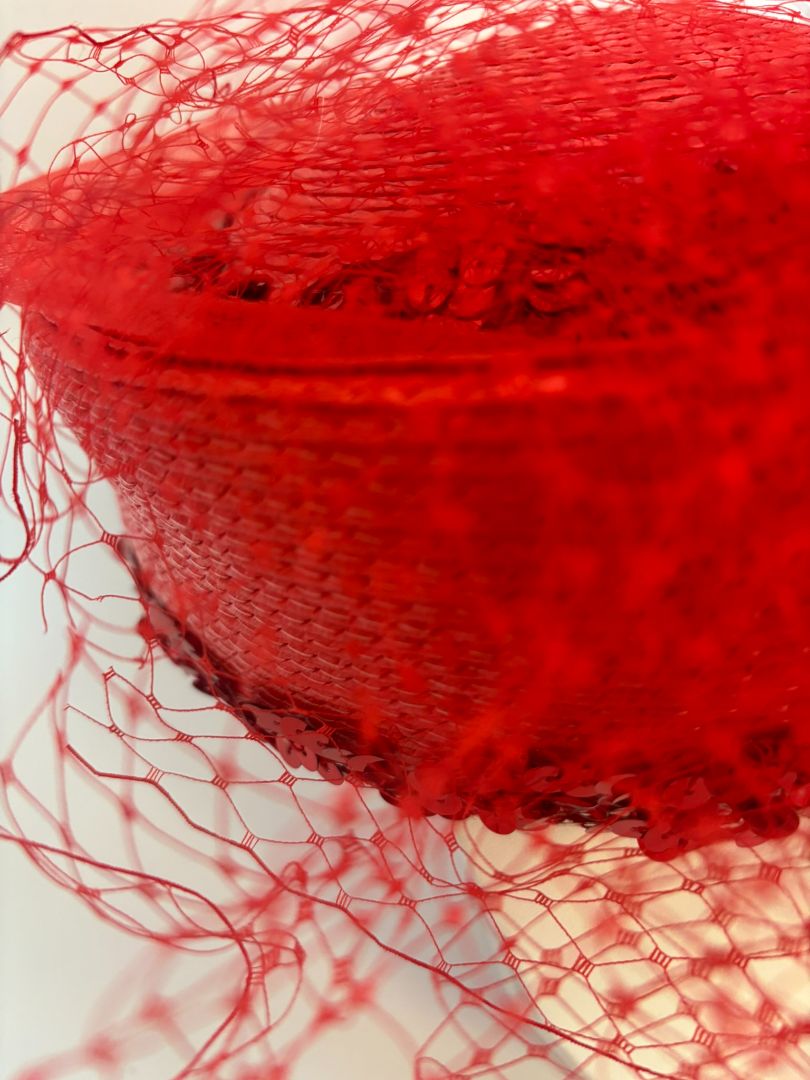 RED NA women's hat, 8 X 8