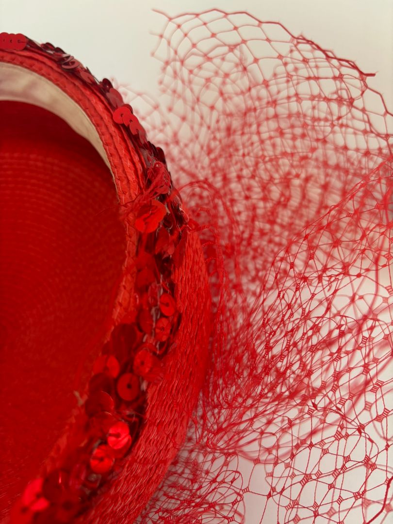 RED NA women's hat, 8 X 8