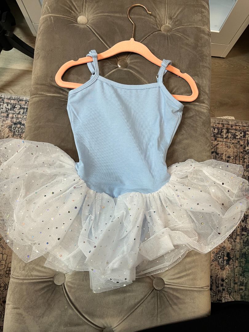 silver Tutu School Blue/Silver Sequins, Tot