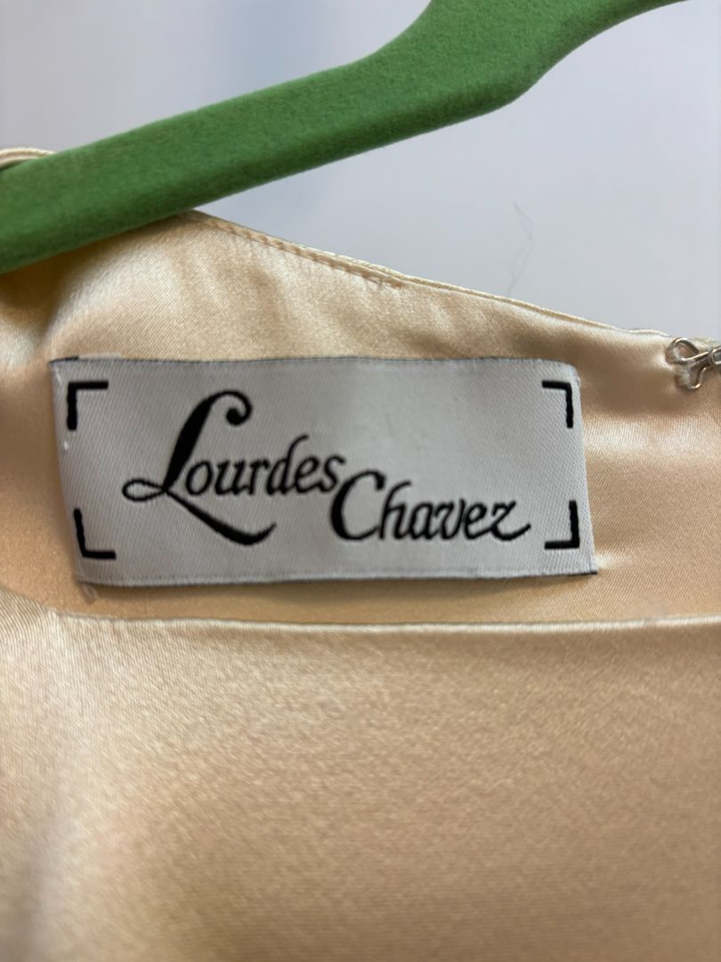 ivory Lourdes Chavez silk top, S