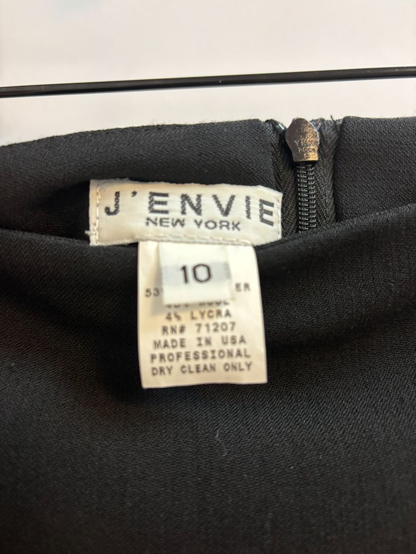 black J'envie pencil skirt, 10