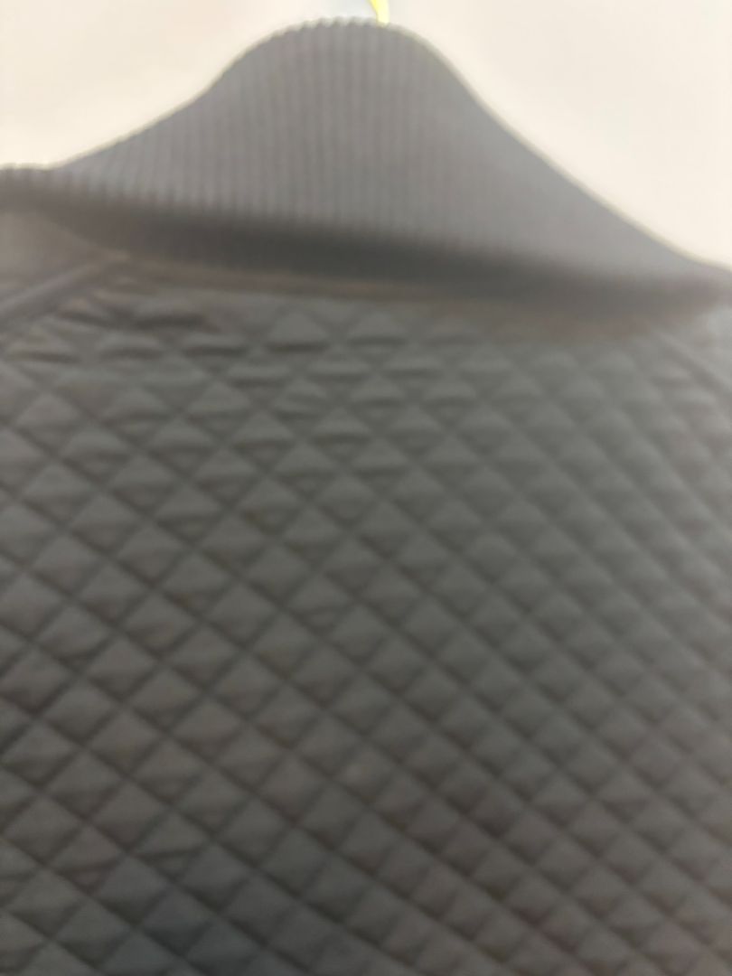 black PRADA zip up jacket, L