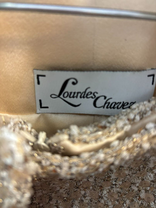 beige Lourdes Chavez suit, 6