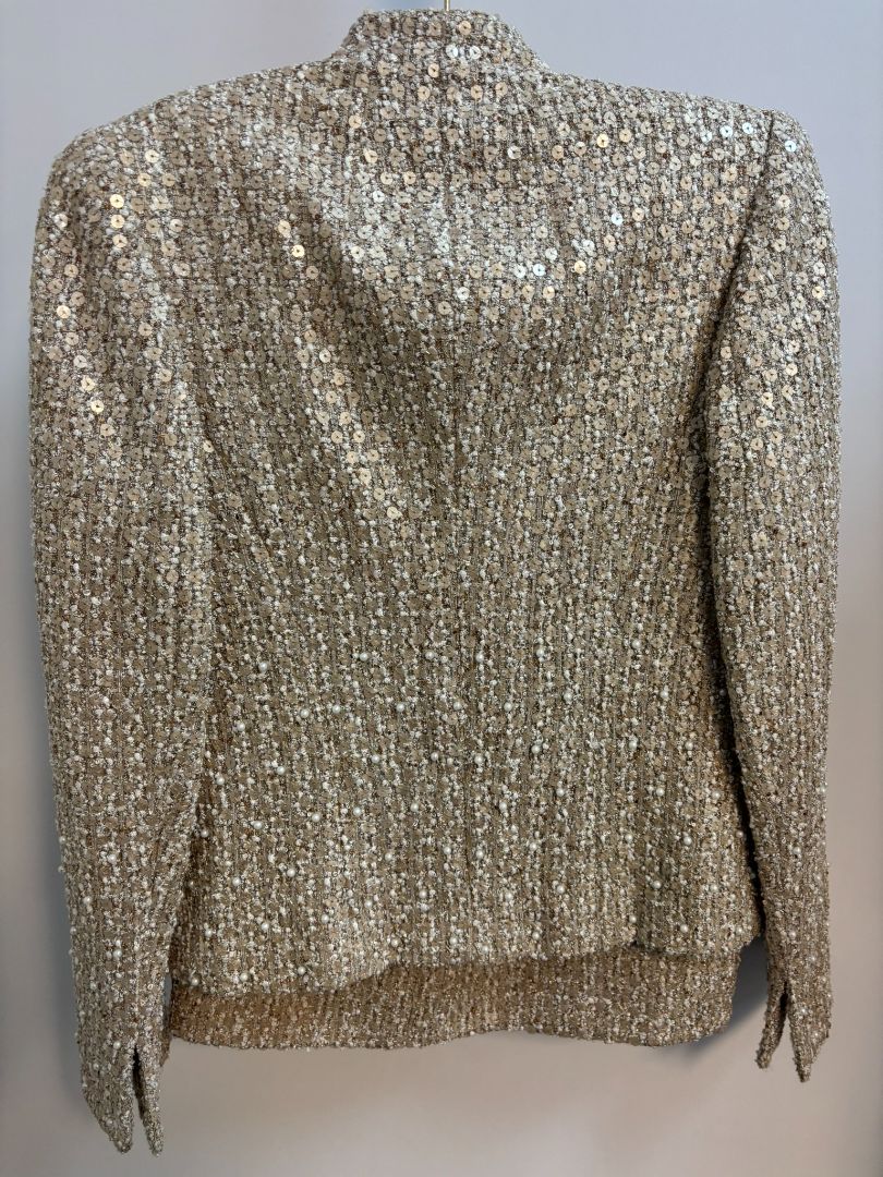 beige Lourdes Chavez suit, 6