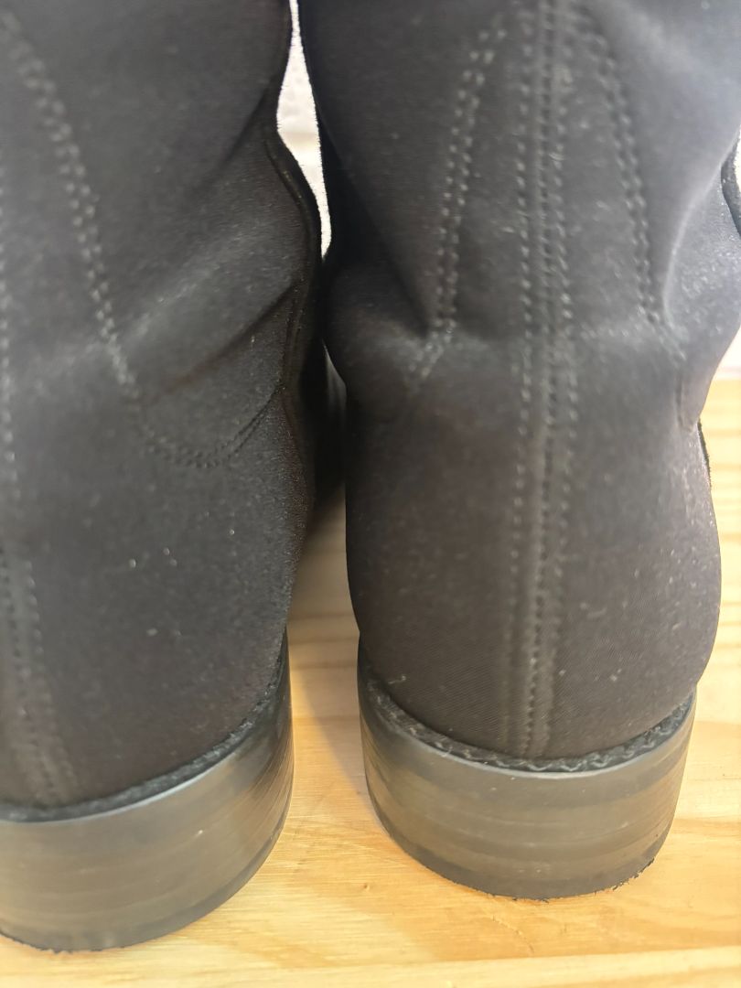 black Stuart Weitzman high top boots, 7