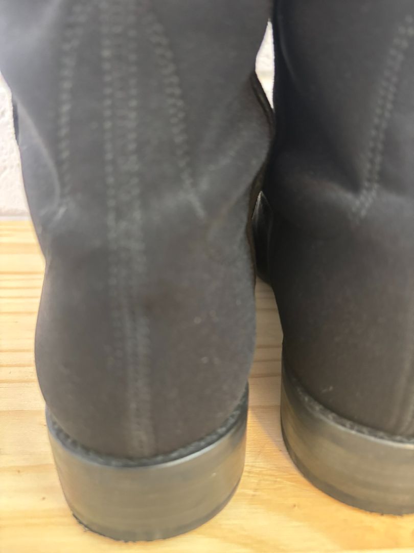 black Stuart Weitzman high top boots, 7