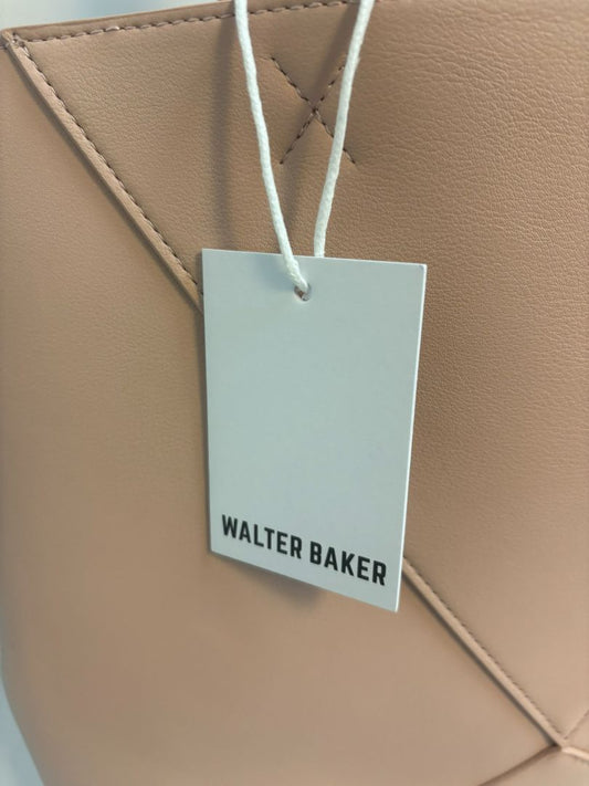 ballet pink Walter Baker Kate tote, 10 in drop handle x 13w x 13L