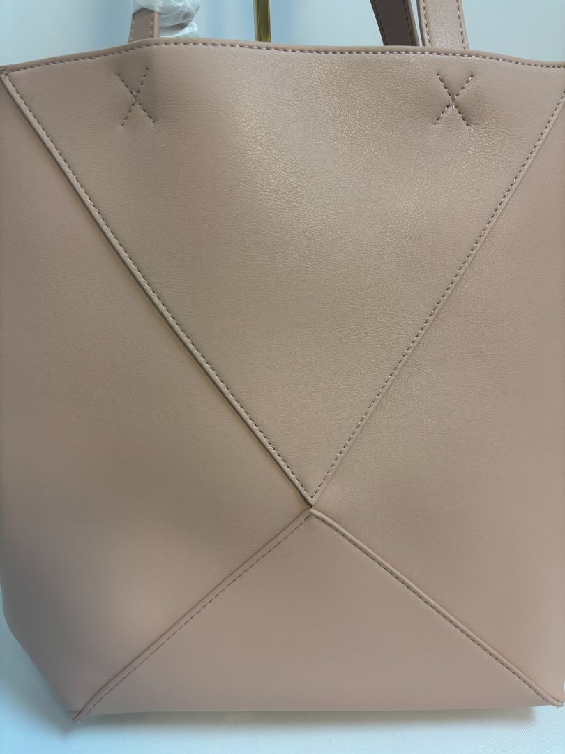 ballet pink Walter Baker Kate tote, 10 in drop handle x 13w x 13L