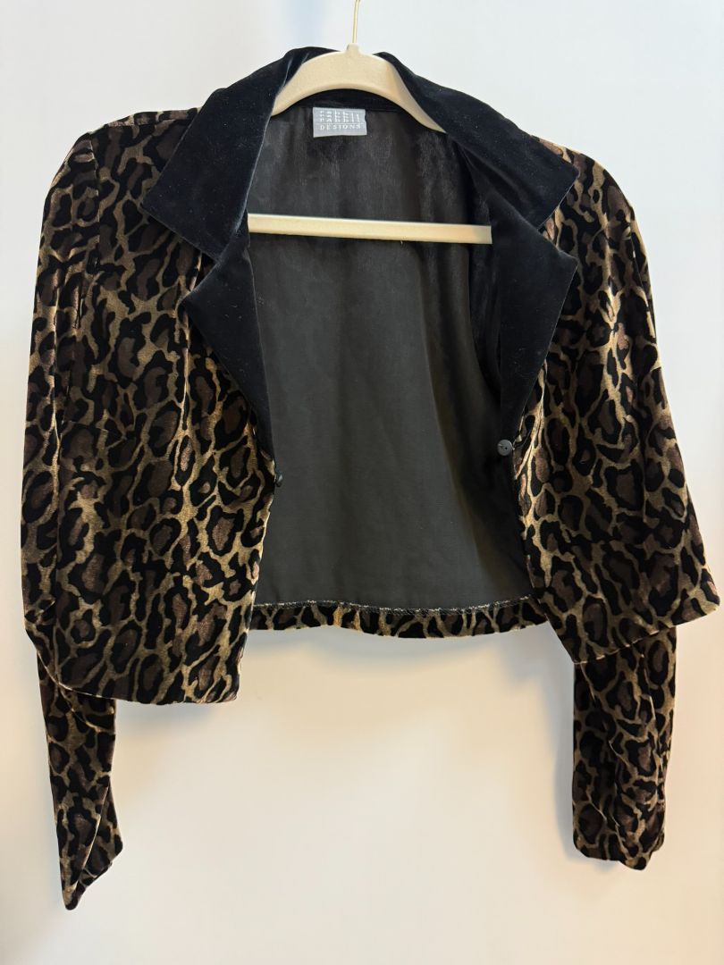 animal print Rabbit Rabbit bolero, 8M