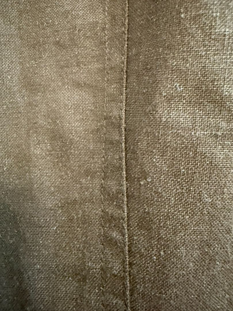 brown First Issue sleeveless button up, M