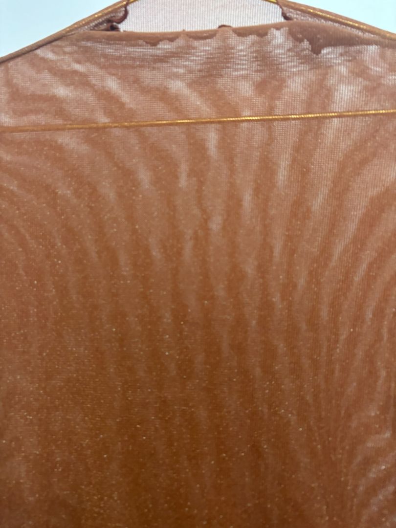 brown NA sheer top, s
