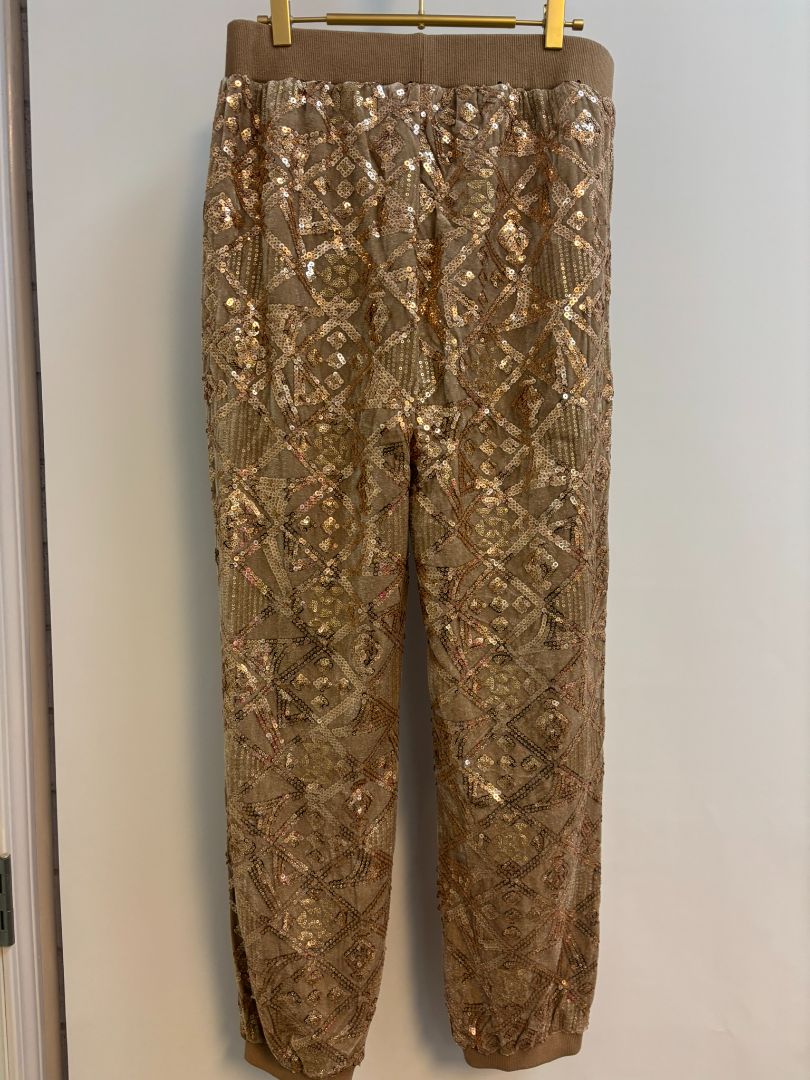 beige See and be Seen elastic joggers, 2 s, 2M , 2 l