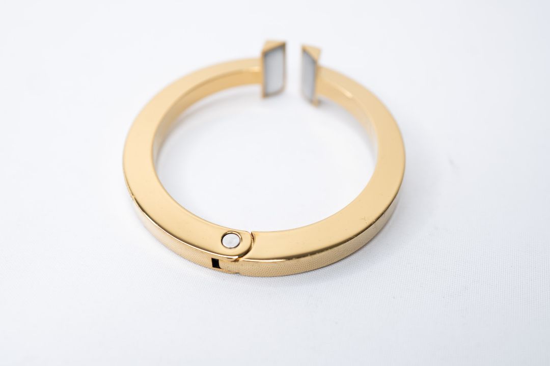 gold Attache' bag hook