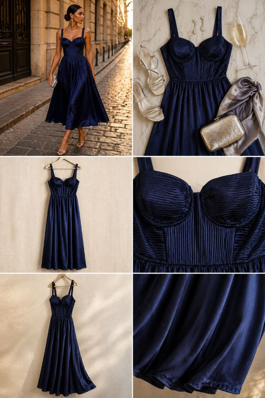 blue ASTR bodice dress