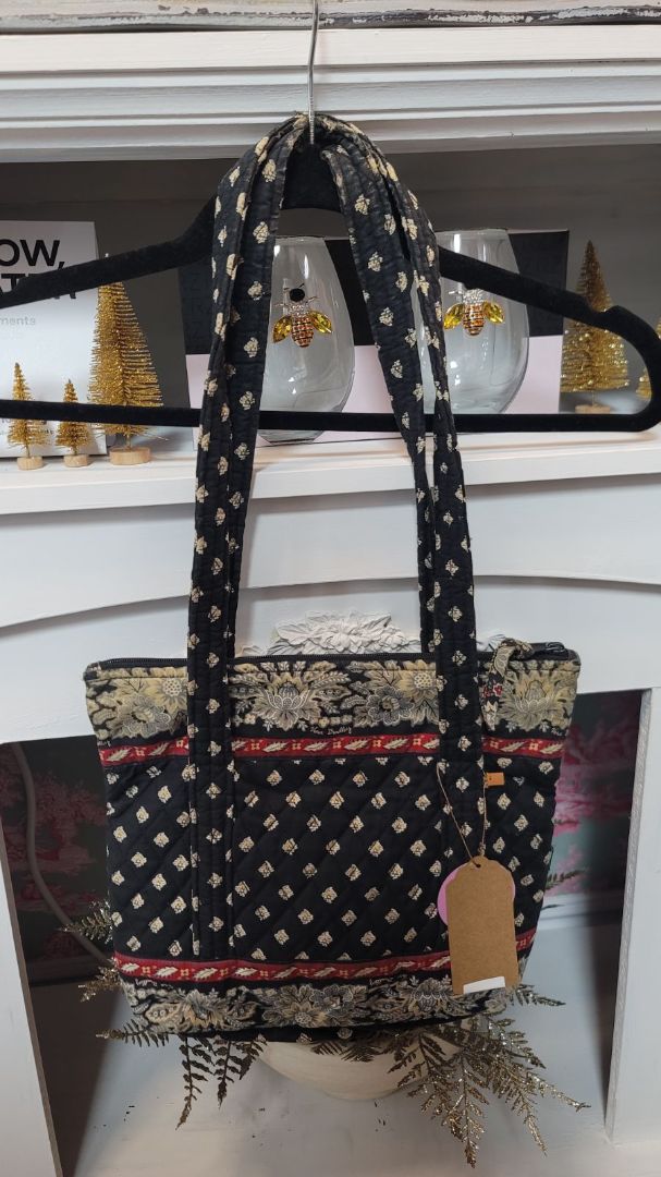 black Vera bradley fabric bags