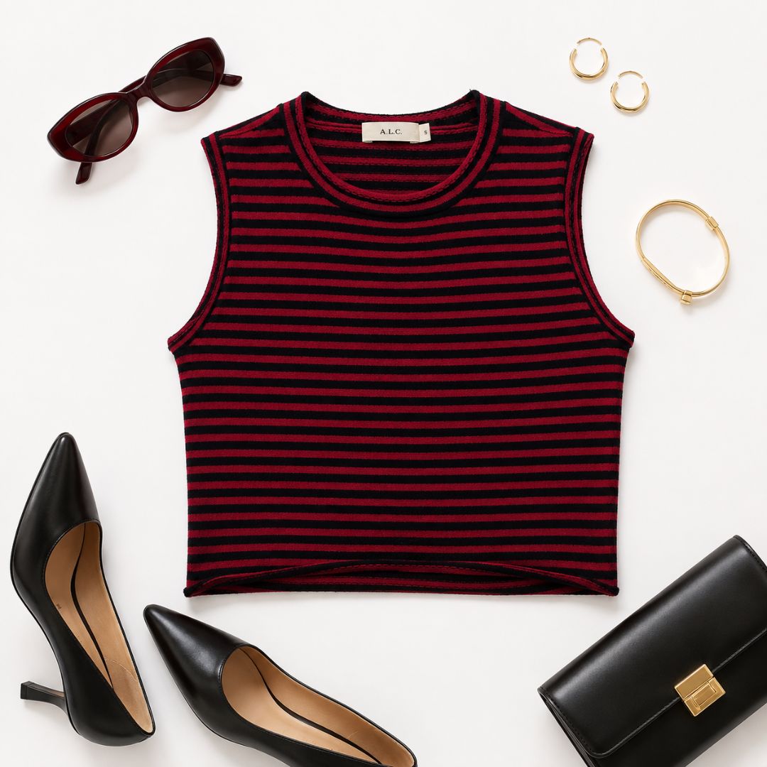 A.L.C striped tank