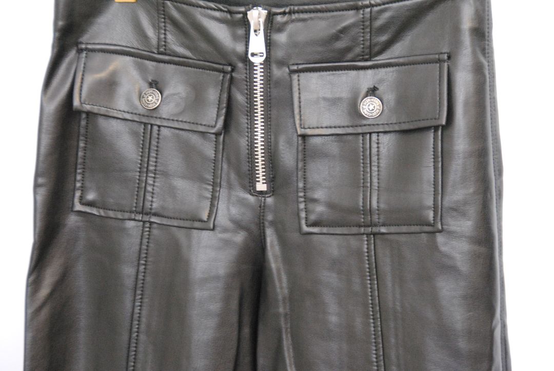 Cinq a Sept pleather wide leg