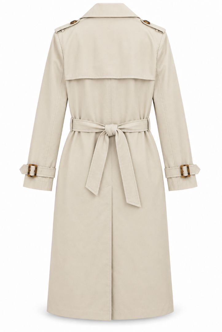 Attentif Paris Classic double breasted trench coat