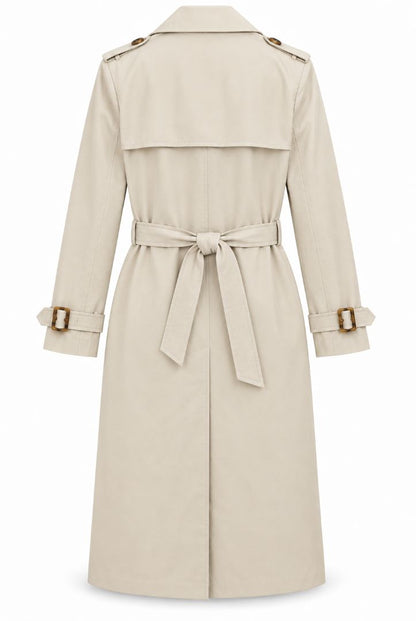 Attentif Paris Classic double breasted trench coat