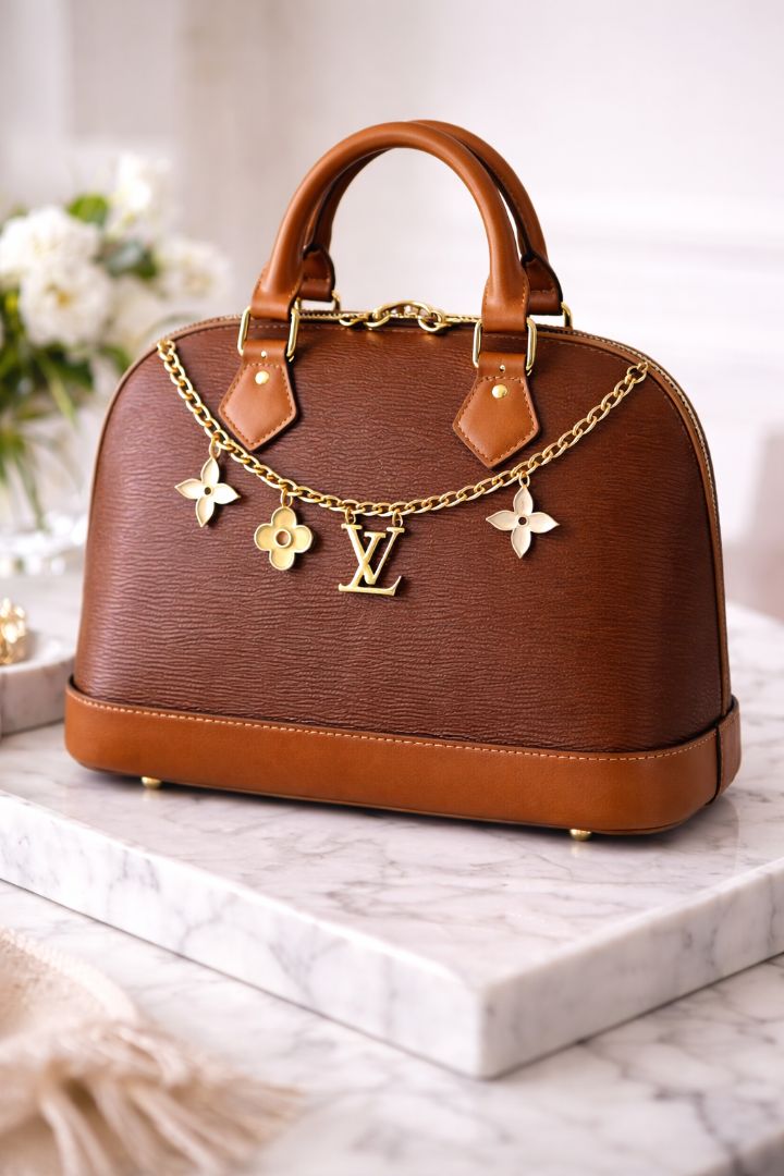 gold Louis Vuitton bag chain extender