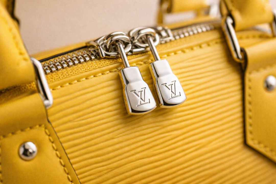 Louis Vuitton Yellow Epi Leather Alma BB Bag
