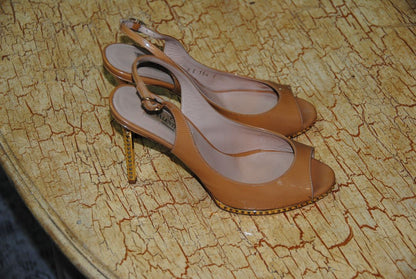 Valentino slingback peeptoe