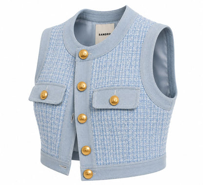 Sandro cropped vest