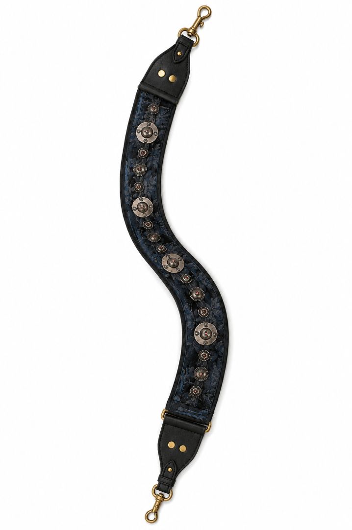 Christian Dior guitar bohemian shoulder strap