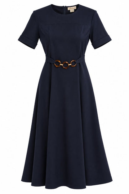 Thashamma belted dress
