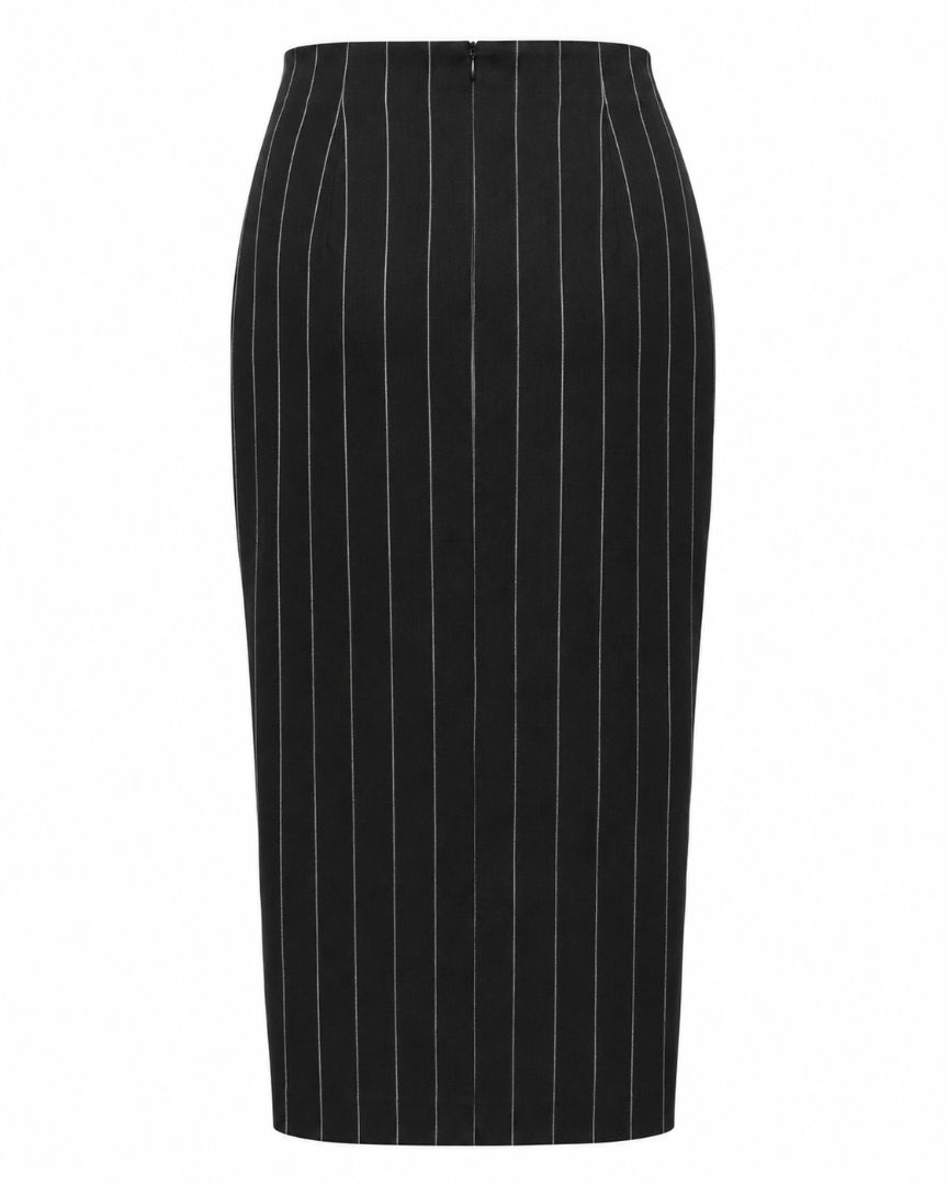 Express pinstripe long skirt