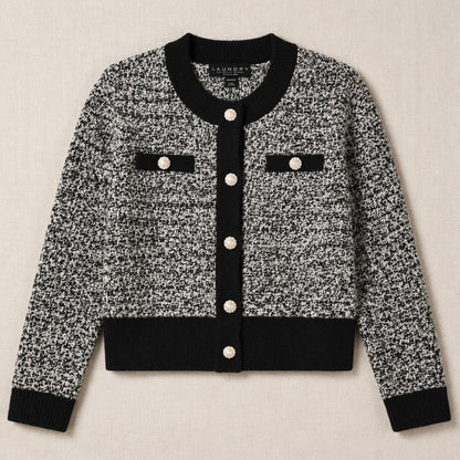 Laundry by Shelli Black Pearl Button Cardigan S