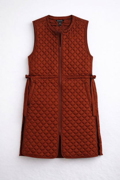 rust Athleta puffer vest