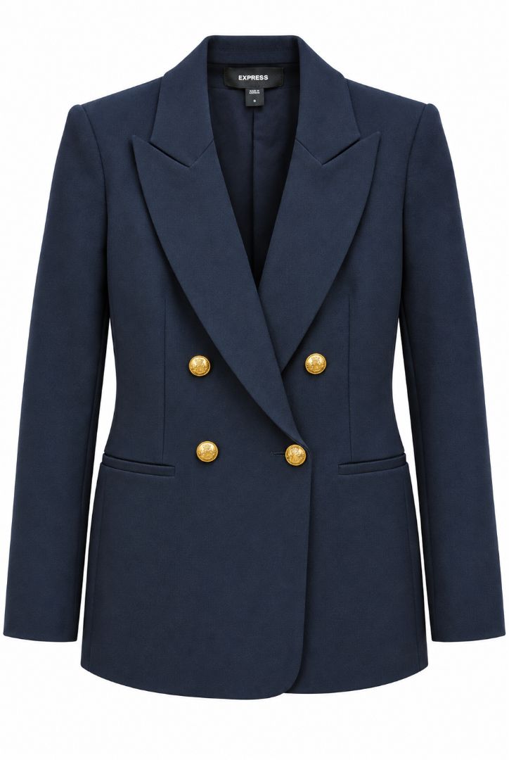 Express Gold button blazer