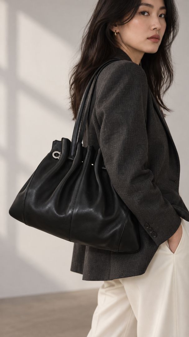 Ferragamo vintage Gancini pleated top handle