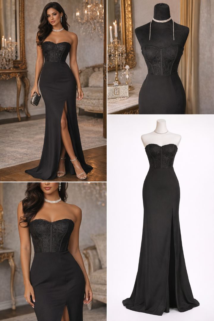 Lulu's mermaid column dress