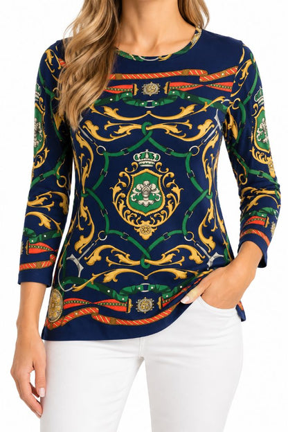 J.Mclaughlin equestrian top