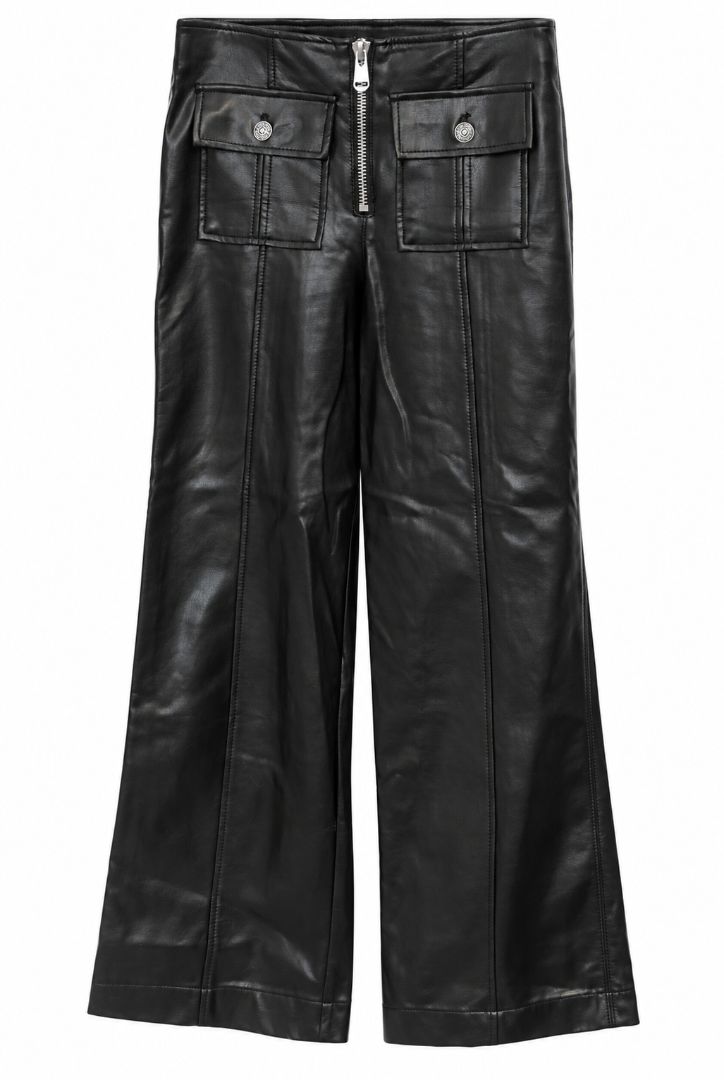 Cinq a Sept pleather wide leg