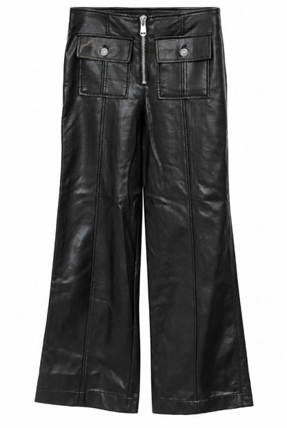 Cinq a Sept pleather wide leg