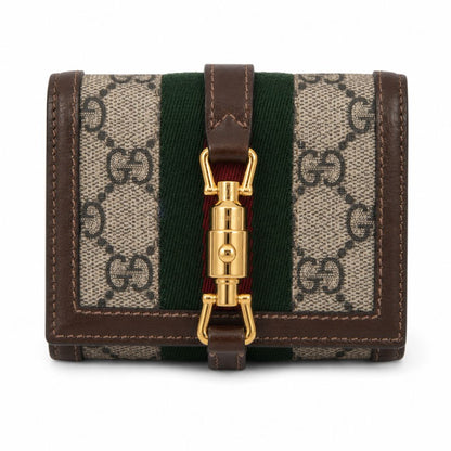 Gucci 1961 GG Supreme Web Compact Wallet